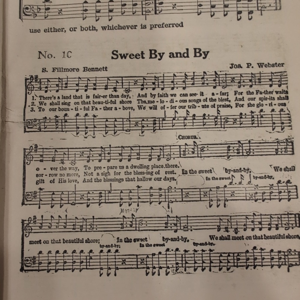 Vtg 1951 Sing With The Bowman Brothers Gospel Songbook Sheet Music Shaped Notes - Picture 5 of 5